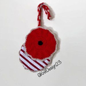 Crochet Pot Holders, Kitchen Decor, Gifts Under 15, Farmhouse Hanging Pot Holder